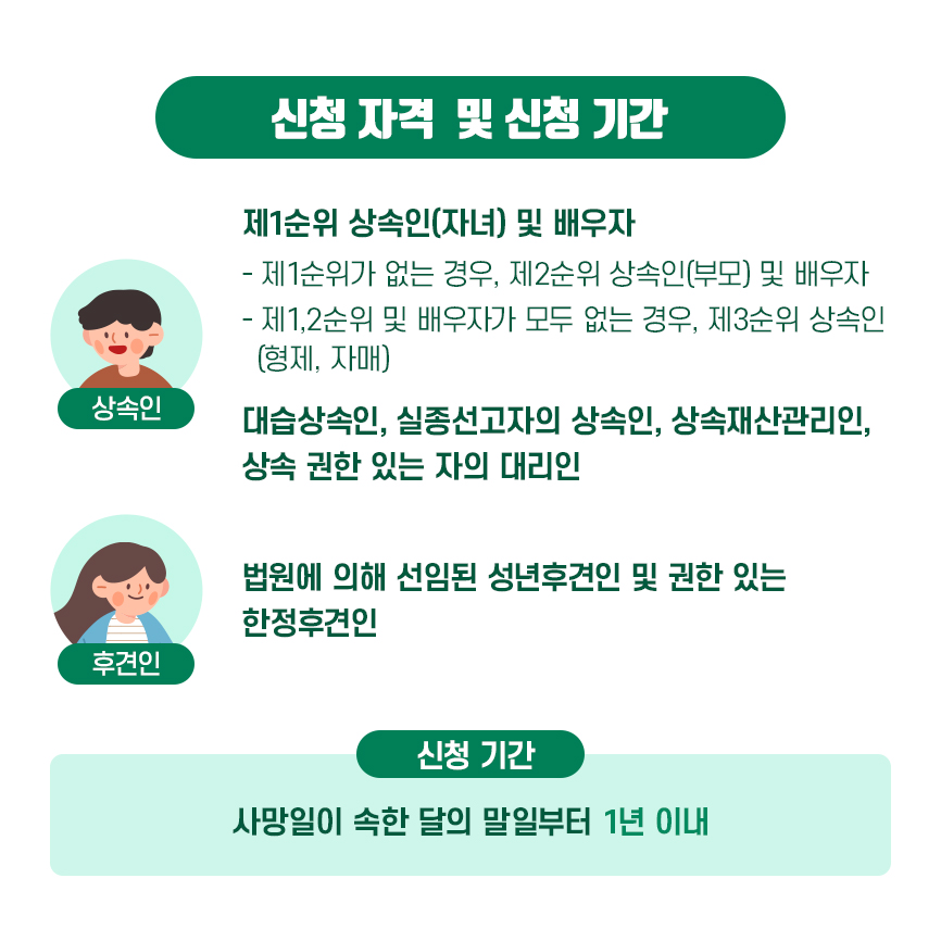 신청 자격 및 신청 기간