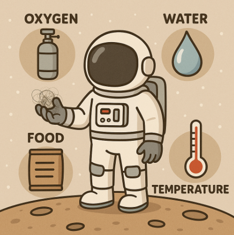 우주 생존 필수 조건