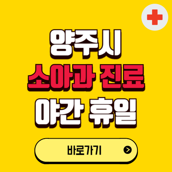 양주시 야간 소아과 진료병원 찾기 ❘ 24시 일요일 주말 연휴 응급진료 추천 잘하는 곳