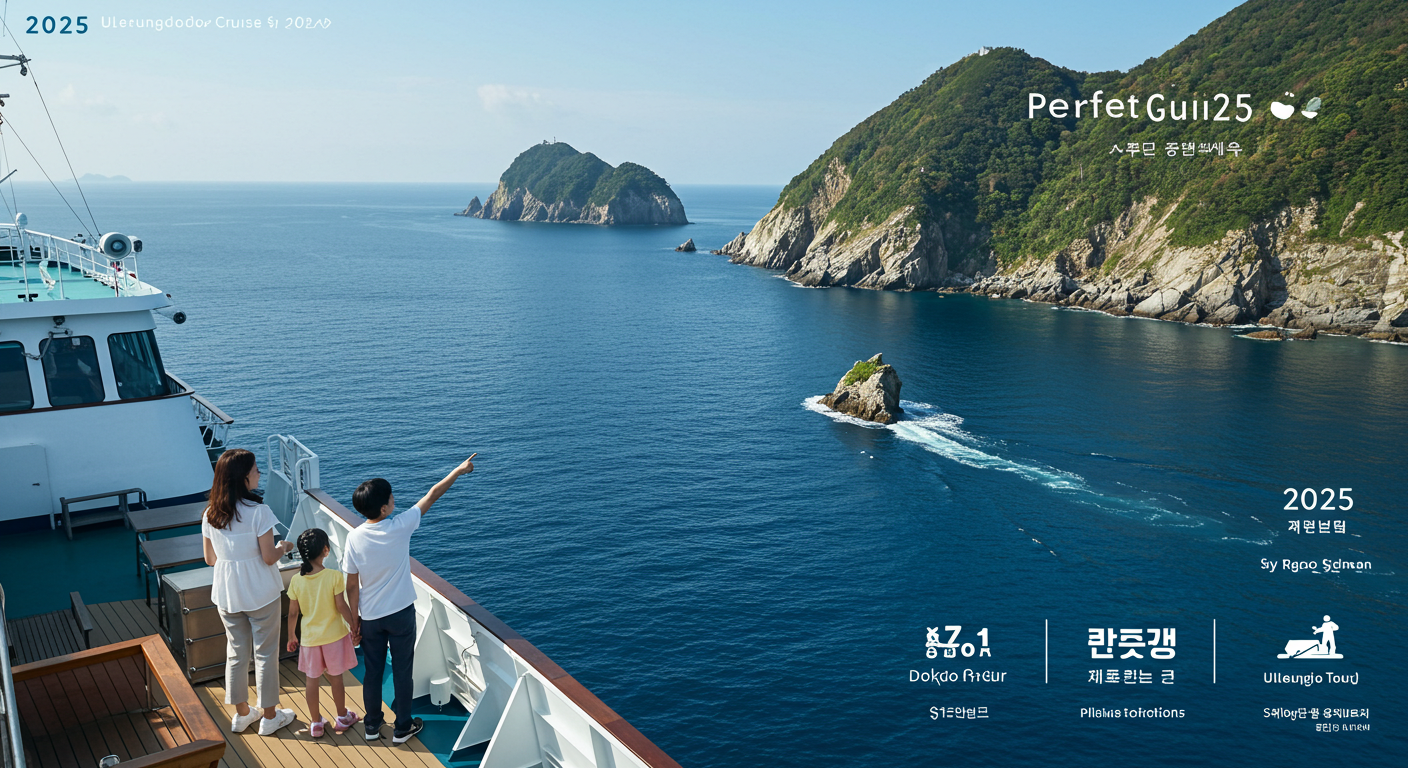 울릉도 크루즈 가격부터 독도 관광까지 2025년 완벽 가이드