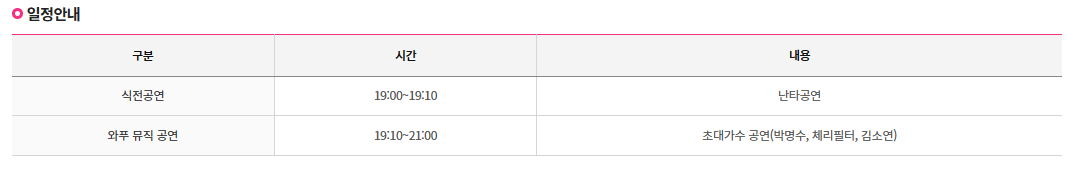 야생 와푸 뮤직 파티