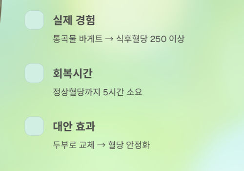 통곡물빵의 배신, 당뇨병에 한계가 있다!