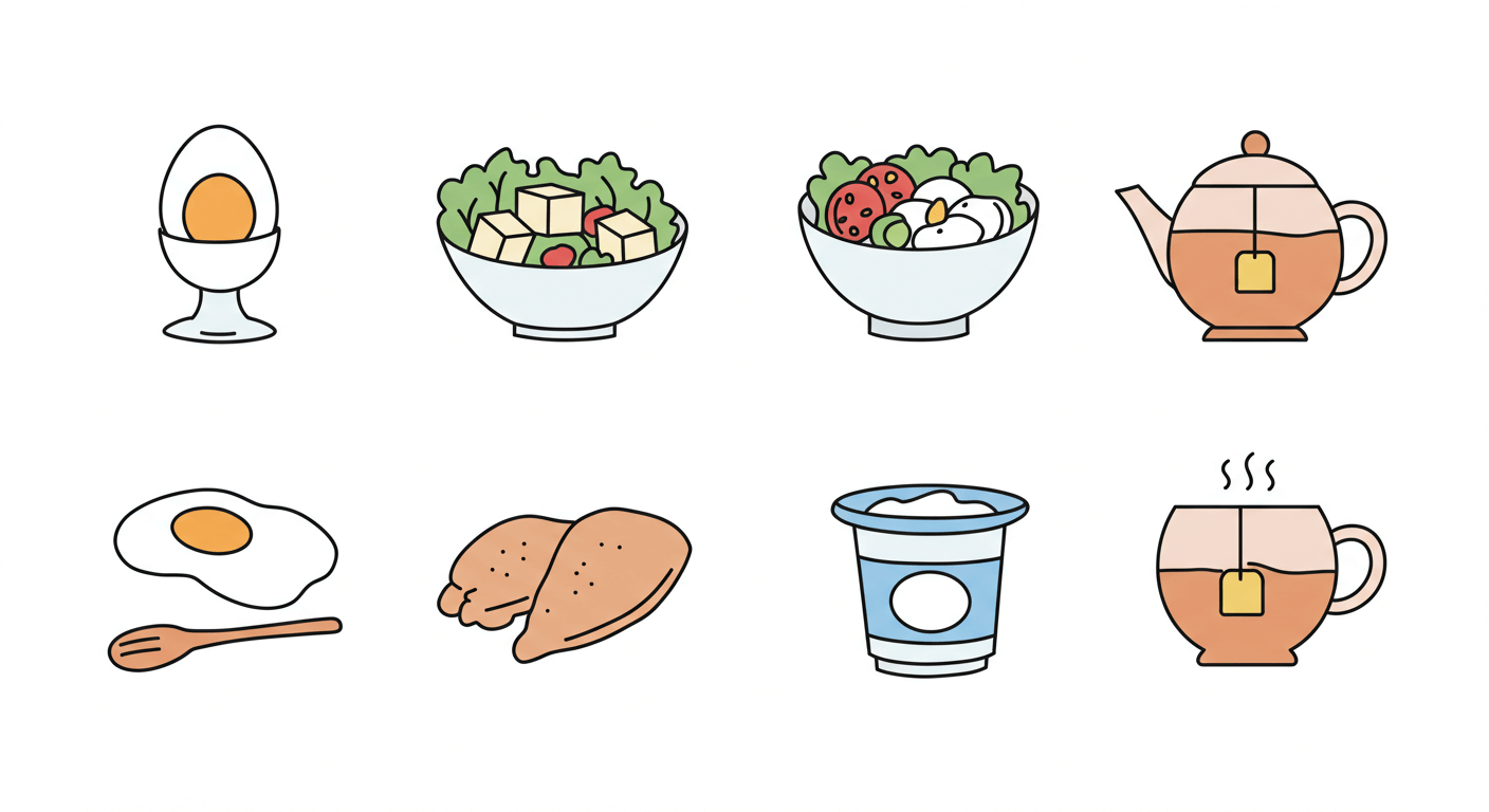 속 편한 음식으로 야식 고르기