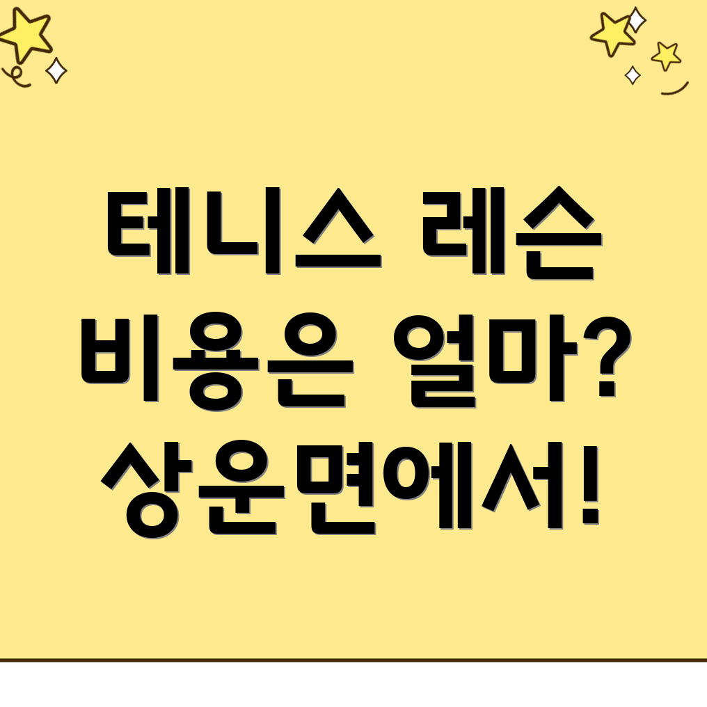 테니스 레슨
