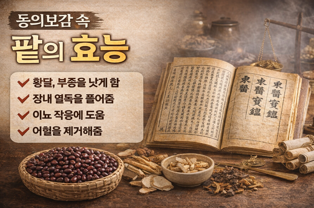 동의보감이 밝힌 팥의 숨겨진 효능 7가지
