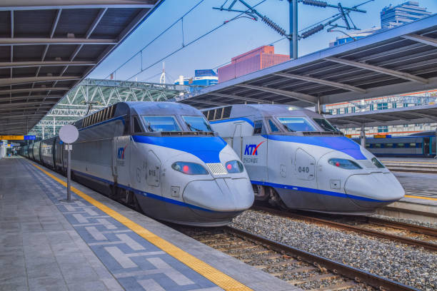 KTX 기차 사진