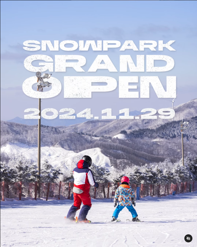 휘닉스파크 스키장 2425 시즌 개장! 리프트권 할인과 운영 시간 정보 총정리