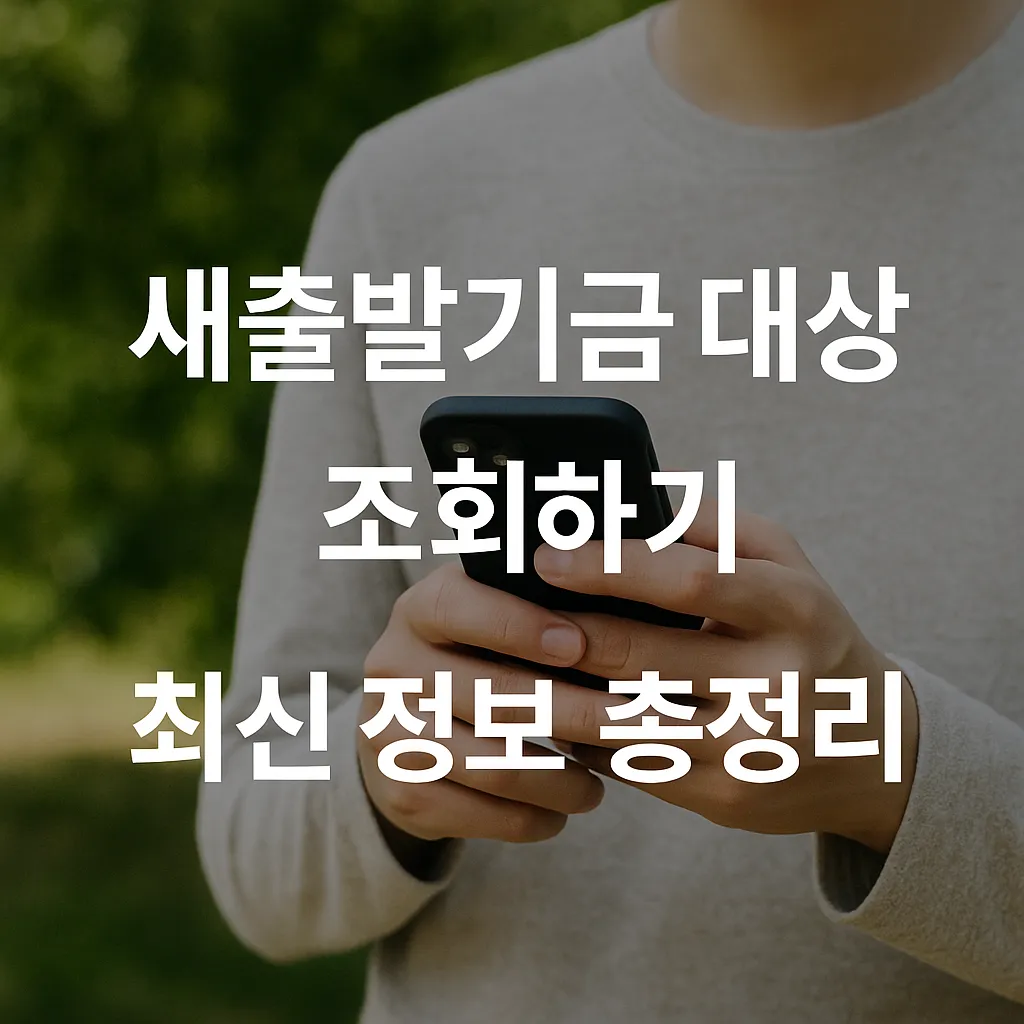 새출발기금 대상 썸네일