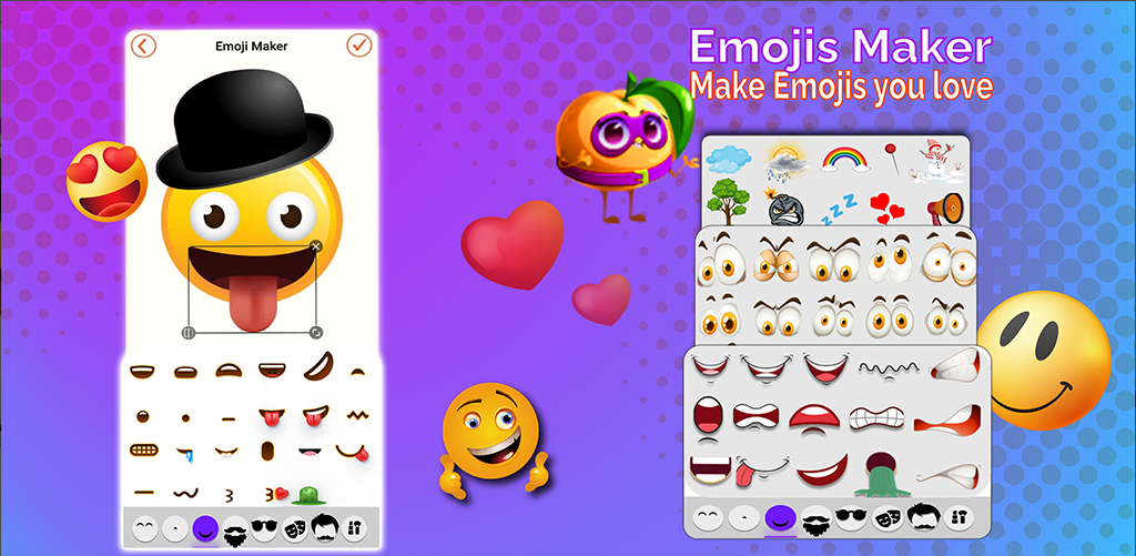 이모티콘 메이커, 나만의 귀여운 이모티콘을 만들기