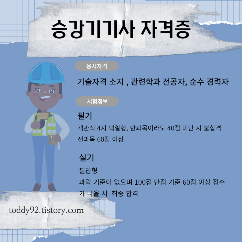 승강기 기사 자격증 시험