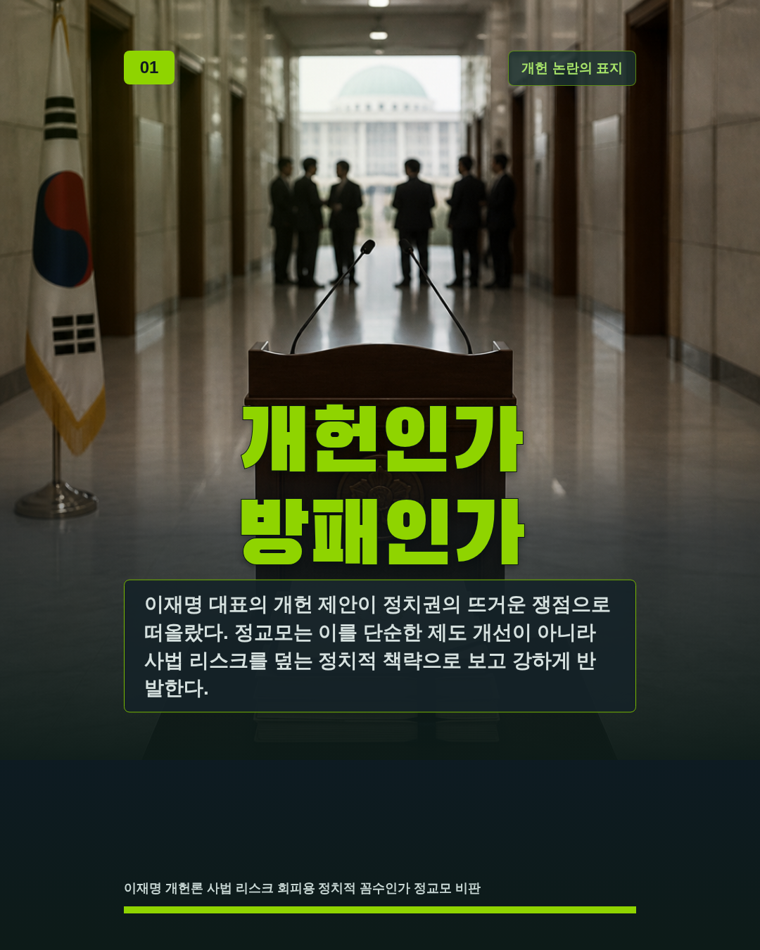 개헌인가 방패인가