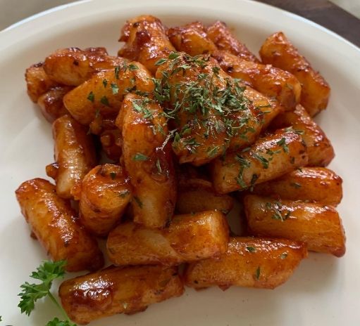 한국의 떡 종류 기름떡볶이