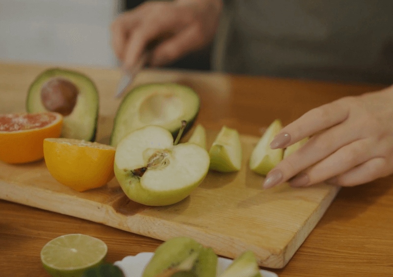 다이어트-식단-사과-귤-아보카도