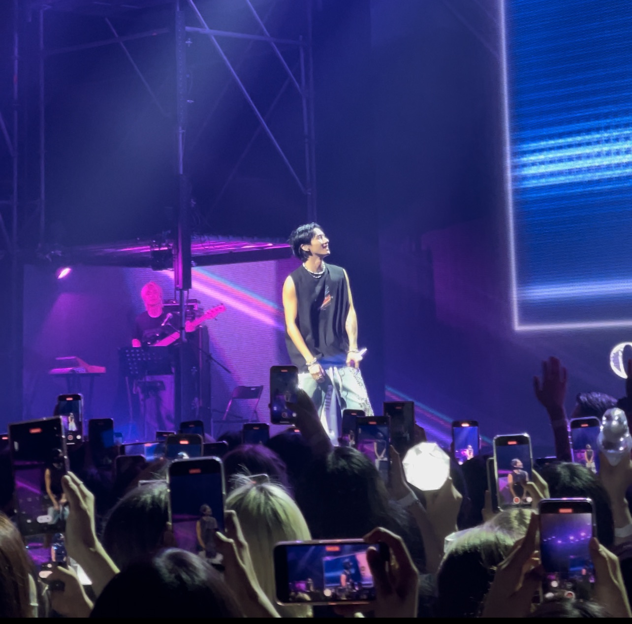 실제 블로그주가 한 케이팝 아티스트
(몬스타엑스)의 공연에 가서 직접 찍은 사진.