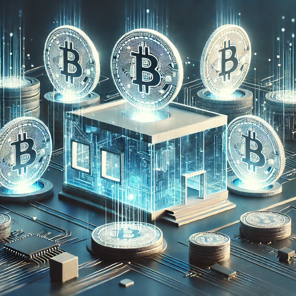 2025 디지털 예금토큰과 미래 금융 시스템을 상징하는 이미지