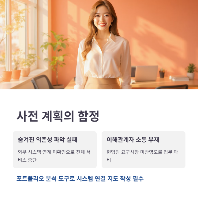 사전 계획 부족으로 인한 숨겨진 위험 요소