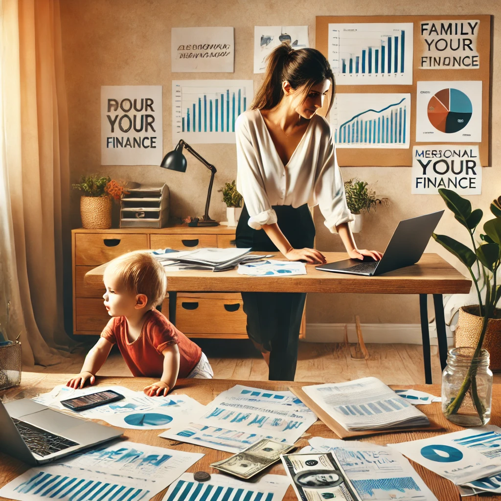 워킹맘이 재테크 공부하는 모습