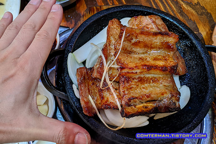 태조석갈비 크기 양