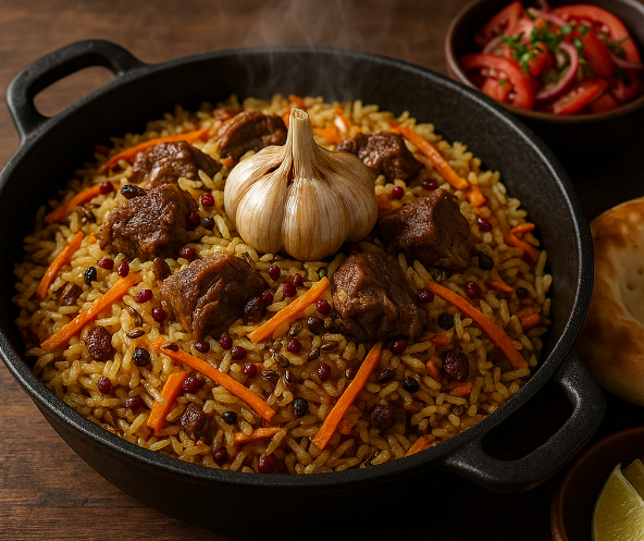 우즈 베키스탄 전통 음식 플로프