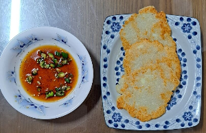 감자전과 양념장