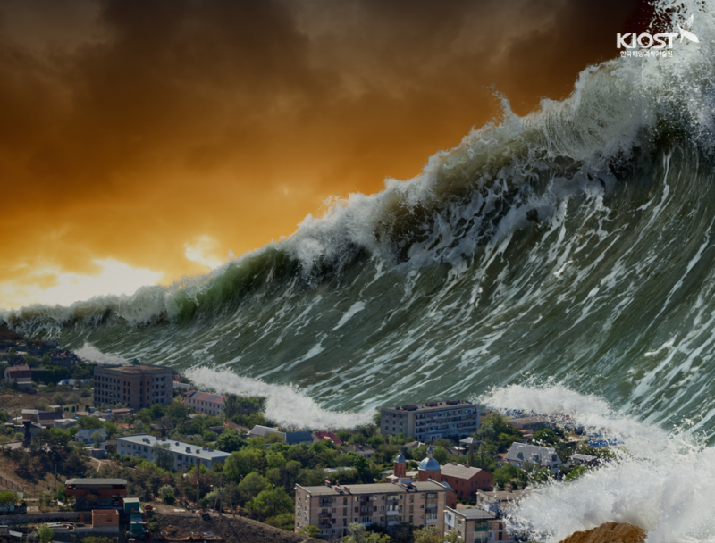 쓰나미 사진