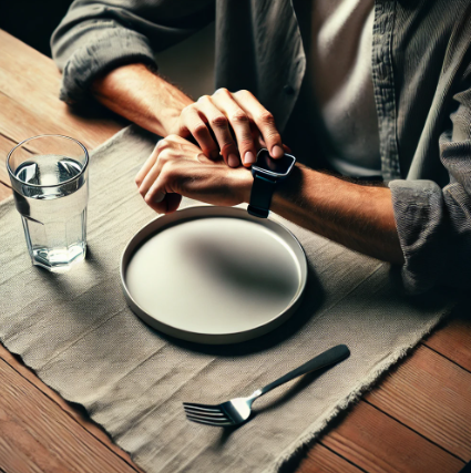 단식 다이어트를 하는 남성