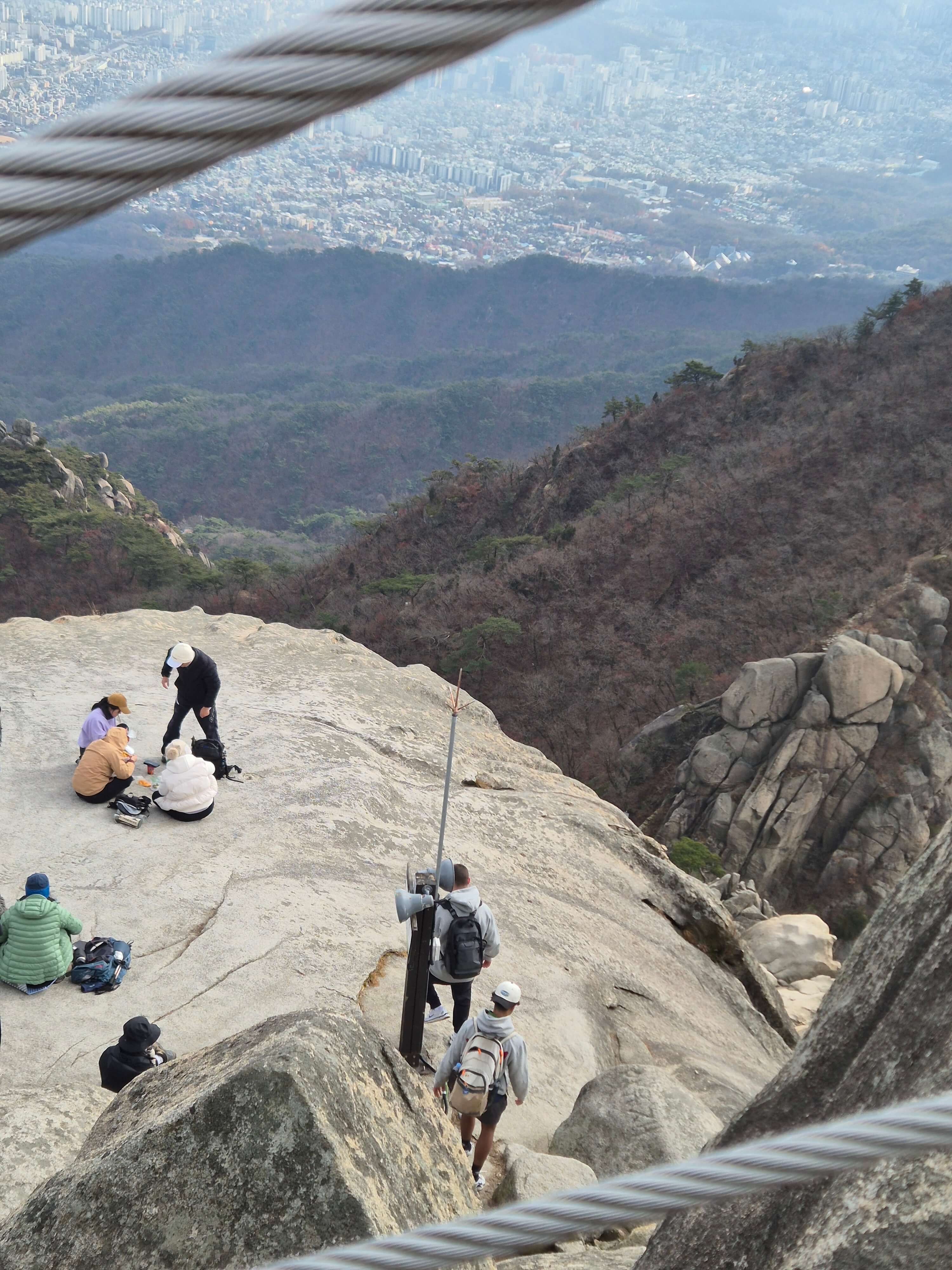 북한산 백운대 정상
