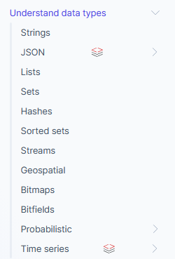 레디스에서 지원하는 전체 데이터 타입