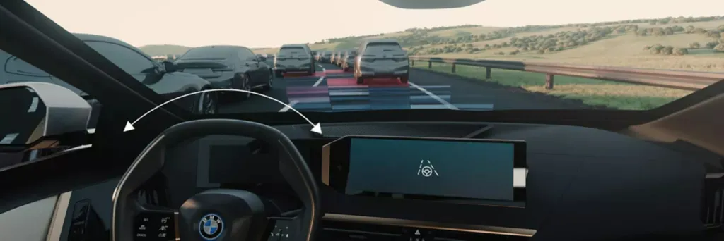 BMW IX 차량 내부, 외부 이미지