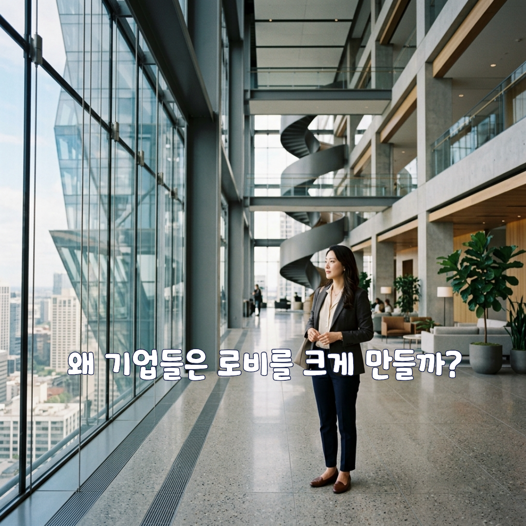 왜 기업들은 로비를 크게 만들까?
