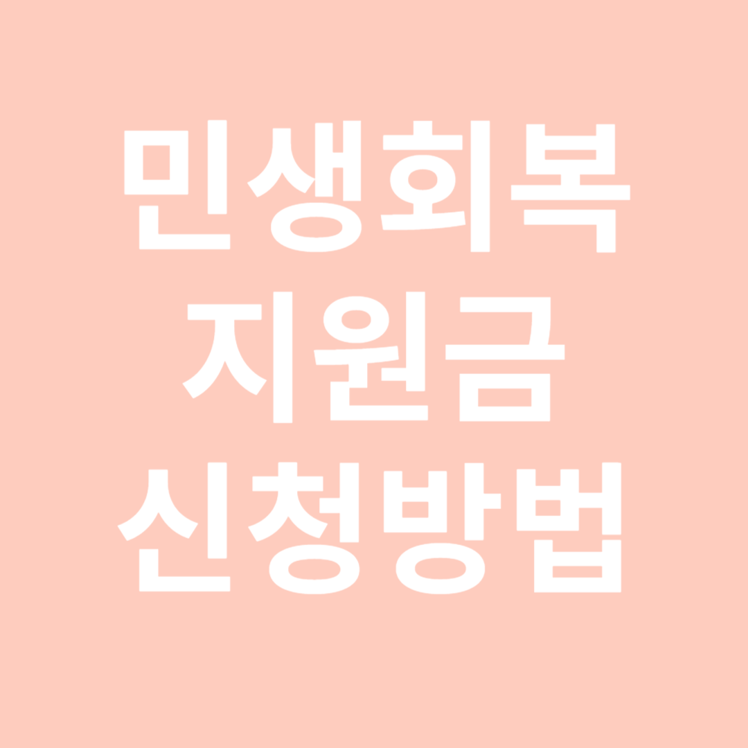 정읍 민생회복지원금