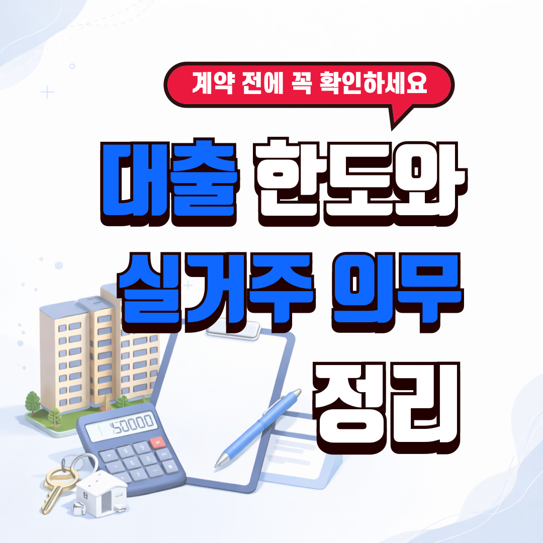 비규제지역 청약 장점과 대출 한도, 실거주 의무를 정리한 썸네일