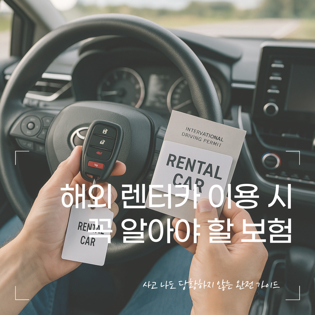 해외 렌터카 이용 시 꼭 알아야 할 보험 & 국제면허증 팁 – 사고 나도 당황하지 않는 완전 가이드