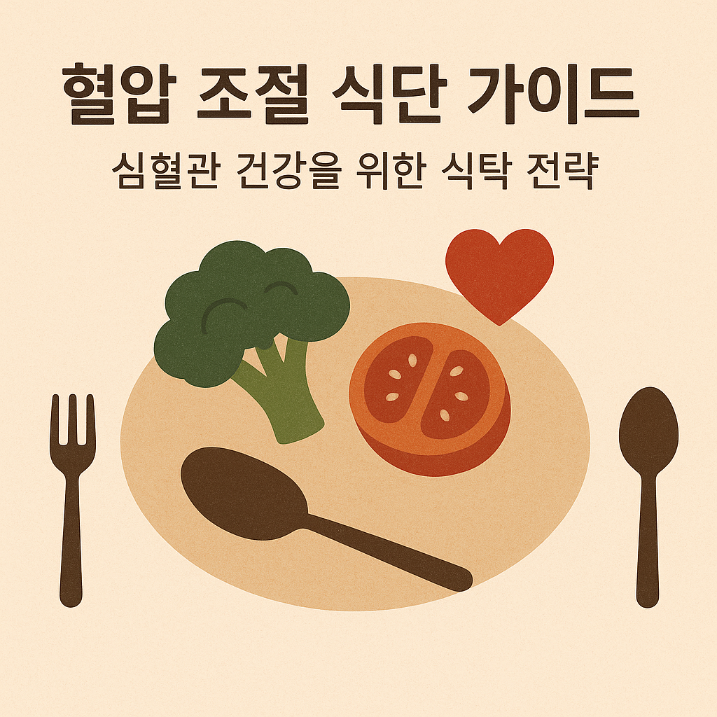 혈압 조절 식단 가이드: 심혈관 건강을 위한 식탁 전략 이미지