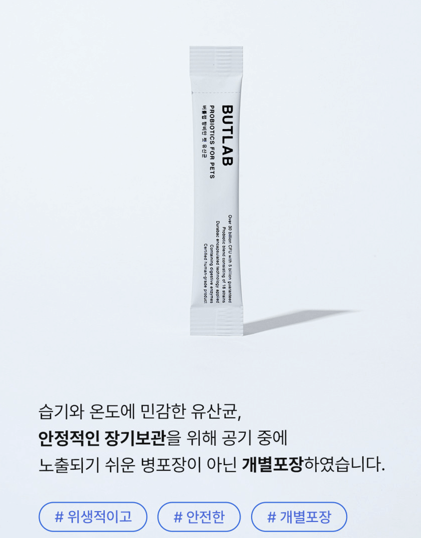 버틀랩 AF균주 항염유산균 LF42프로바이오틱스 장건강과 체중관리 