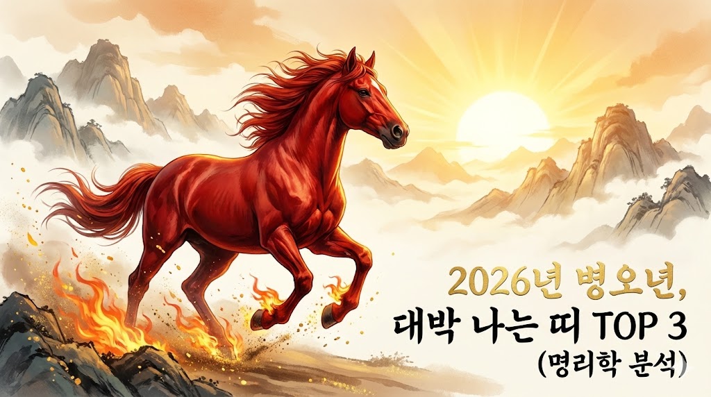 2026년 대운이 들어오는 띠