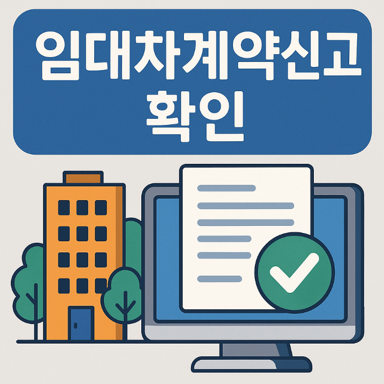 임대차계약신고 확인, 이렇게 쉽게 확인하세요!