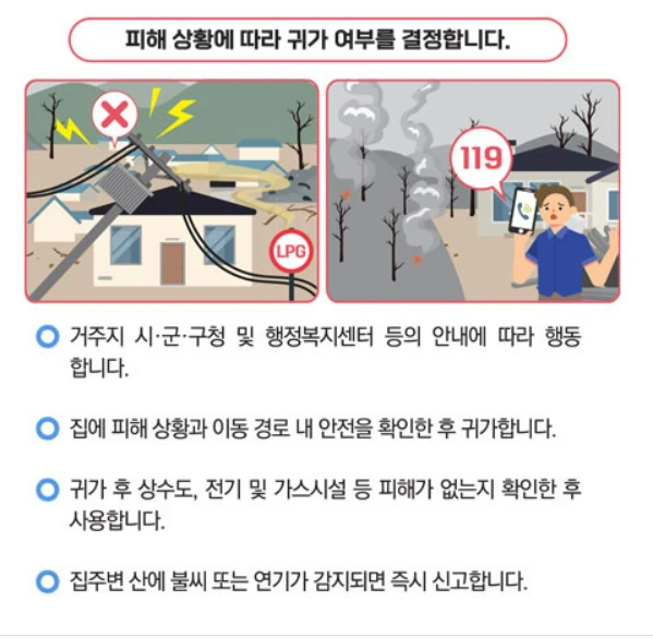 실시간 산불 현황 지도 보는 방법
