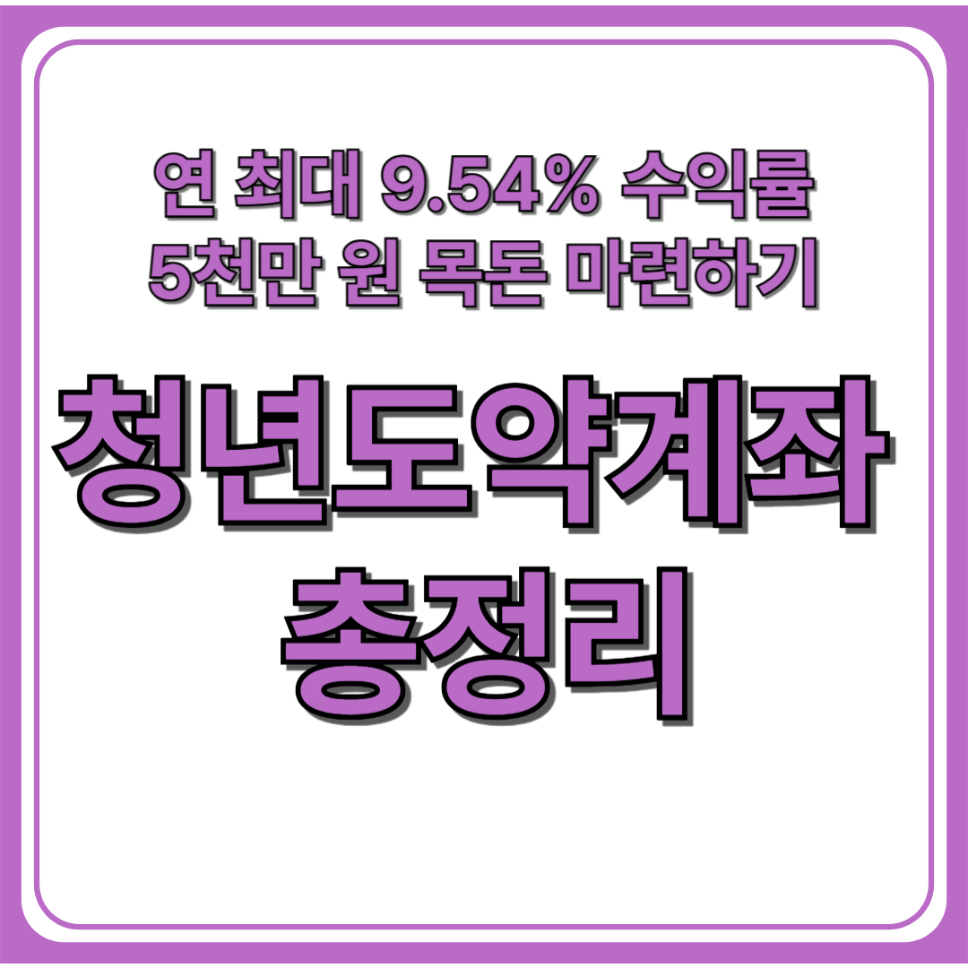 청년도약계좌 5월 신청기간 (+정부기여금, 이자, 조건)