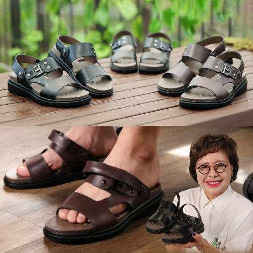 쏘르망 일라이트 소가죽 샌들