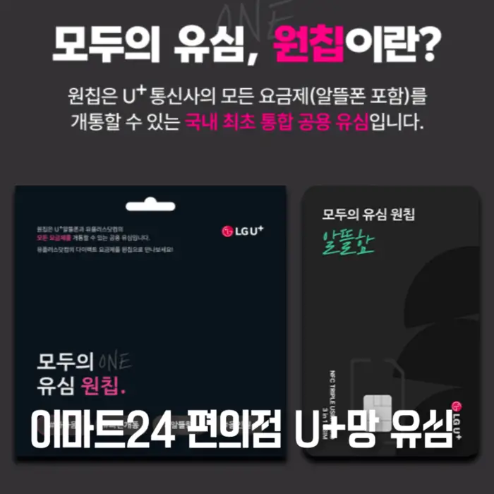 LG유플러스 망 유심