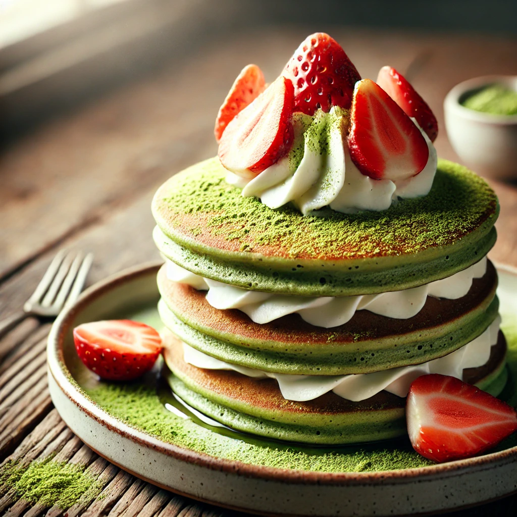 녹차 팬케이크 관련 사진