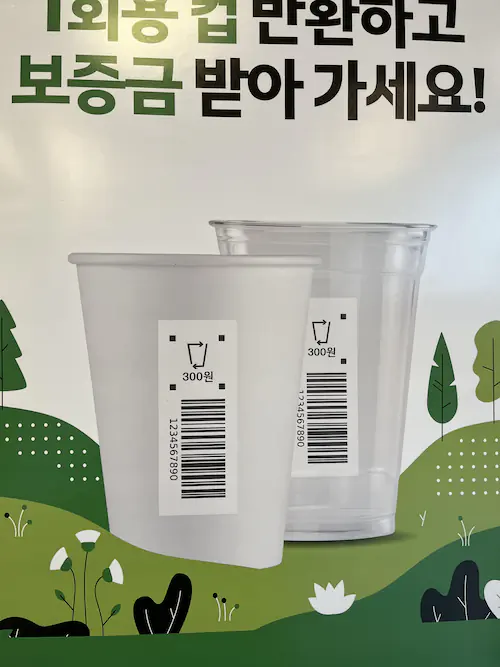 컵 보증금 제도