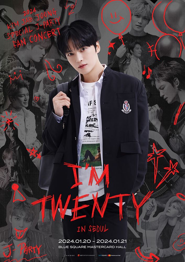 2024 KIM JAE JOONG Special J-PARTY Fanconcert &quot;I&#39;M TWENTY&quot; in Seoul 포스터&#44; NKODE