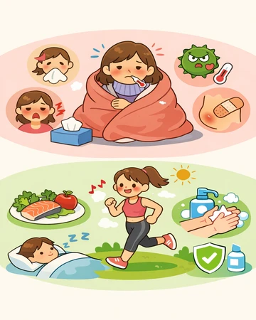 면역력 저하로 나타나는 주요 변화 정리5