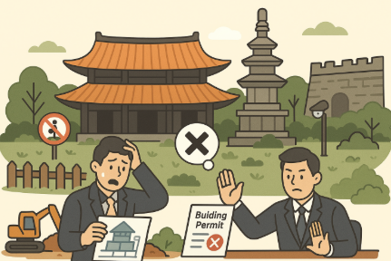 역사문화재구역 내 활용제한