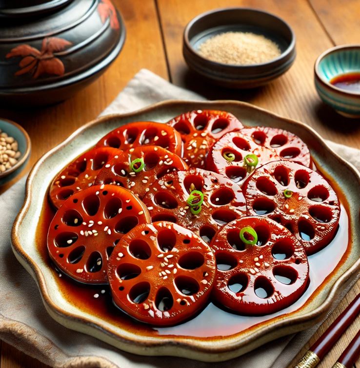 연근조림 사진