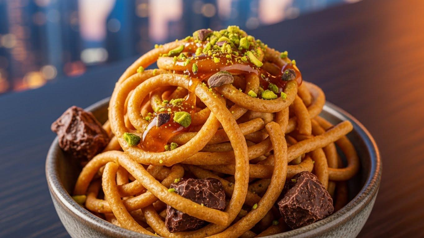 두바이쫀득쿠키 소면