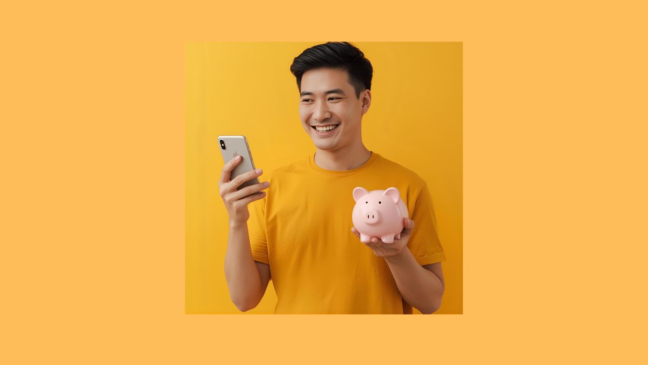 알뜰폰 요금제로 통신비를 절약하는 방법 일러스트