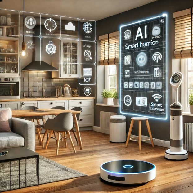 스마트건축 반영한 건축 내부 이미지